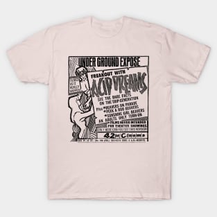 Freakout With Acid Dreams  ≤≥  60s Retro Underground Movies T-Shirt